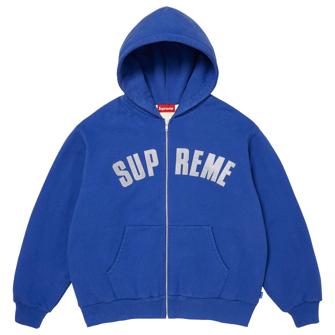 SUP ARC 3M REFLECTIVE BLUE ZIP UP HOODIE