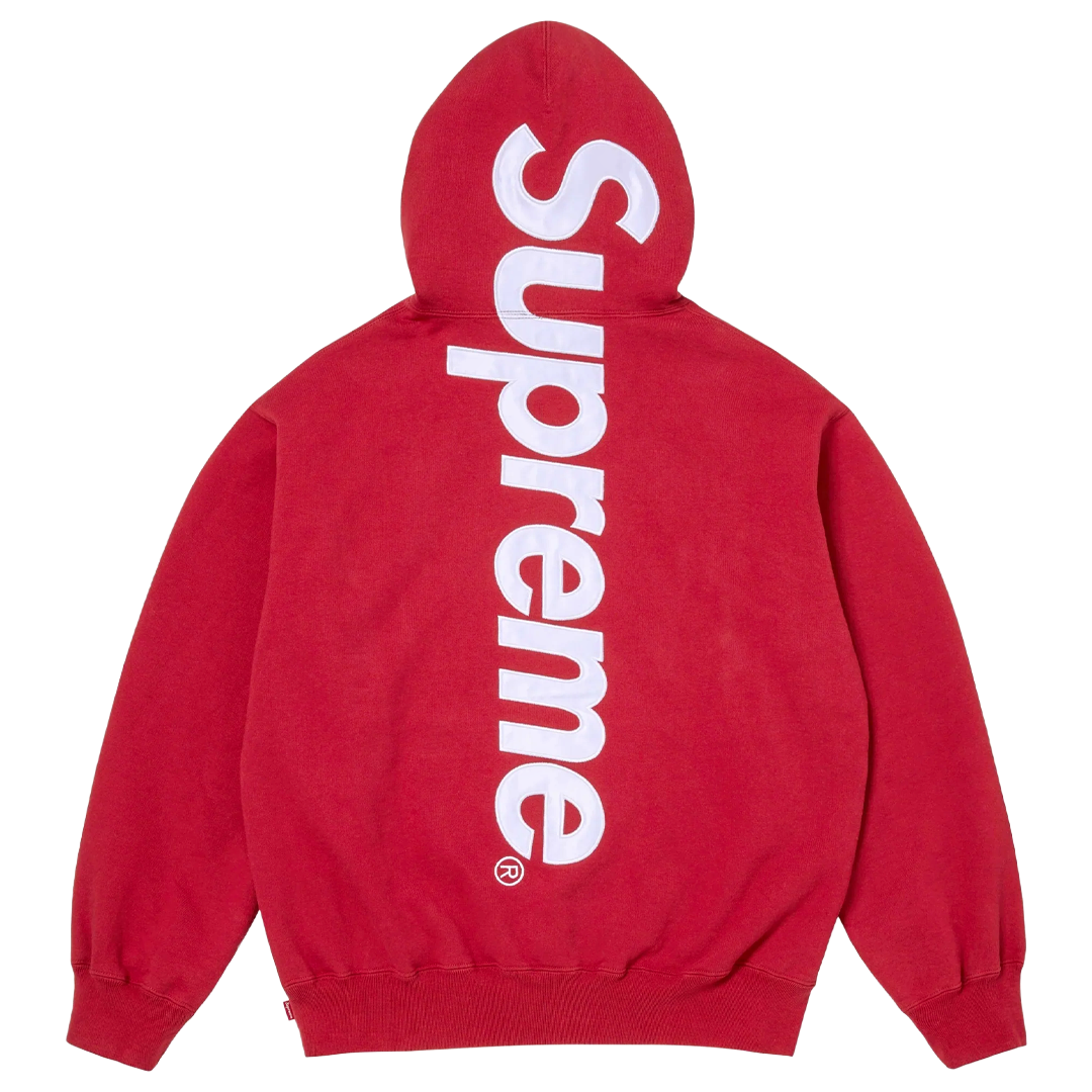 SUP SATEN APLİKE HOODIE