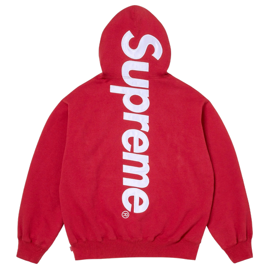 SUP SATEN APLİKE HOODIE