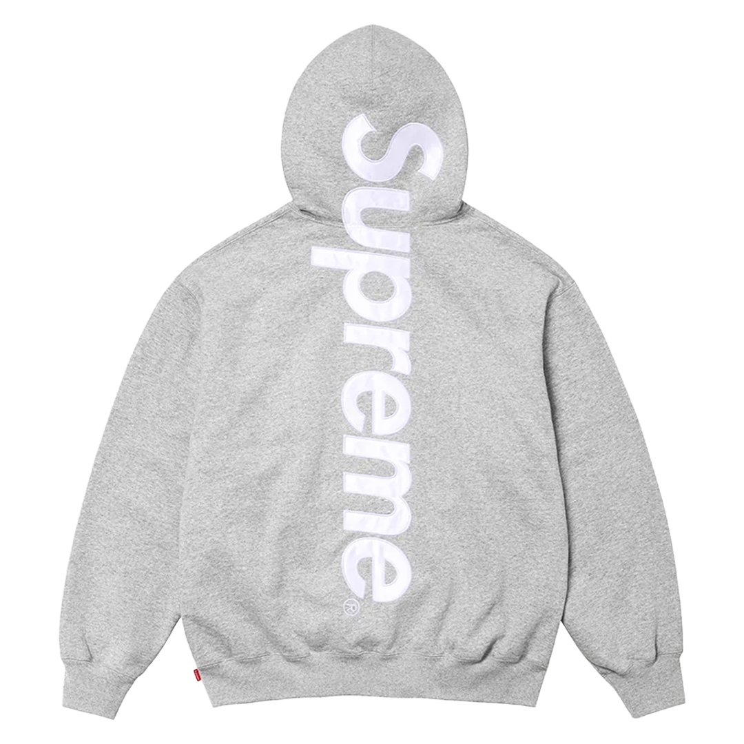 SUP SATEN APLİKE HOODIE